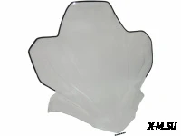 Стекло ветровое для снегохода STELS S800 Росомаха (высота 66см, толщина 3мм, МПК)