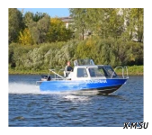 Алюминиевый катер WYATBOAT Неман 550 с каютой