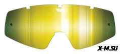 Стекло очков детских FLY RACING зеркальное/золотое/желтое Antifog