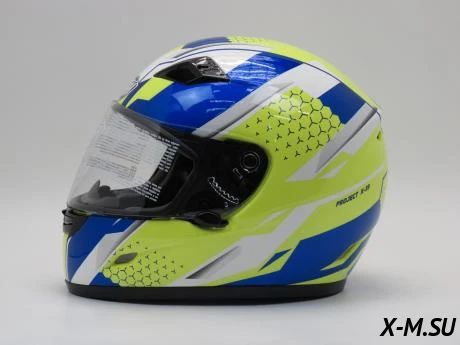 Шлем "THH" TS-39 YEL/BLU PROJECT X Шлем "THH" TS-39 YEL/BLU PROJECT X