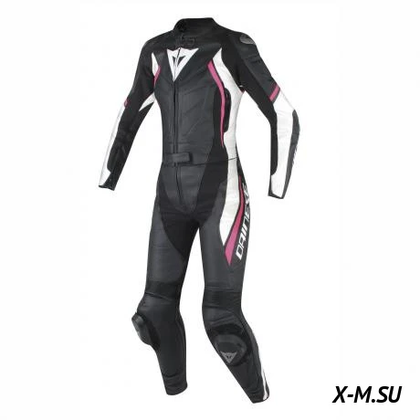 Комбинезон кож. AVRO D2 2 PCS LADY BLACK/WHITE/FUXIA Комбинезон кож. AVRO D2 2 PCS LADY BLACK/WHITE/FUXIA