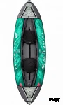 Каяк надувной двухместный с веслами AQUA MARINA Laxo-320