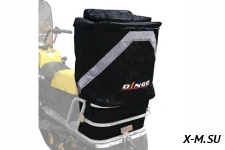 Кофр для снегохода  T150 750х450х250/320 (текстиль) (цв. черный)