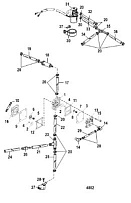 Топливный насос (электрический) 2-Х ТАКТНОГО ПЛМ MERCURY 50EO Серийный номер от 0G760300  до 0T979999